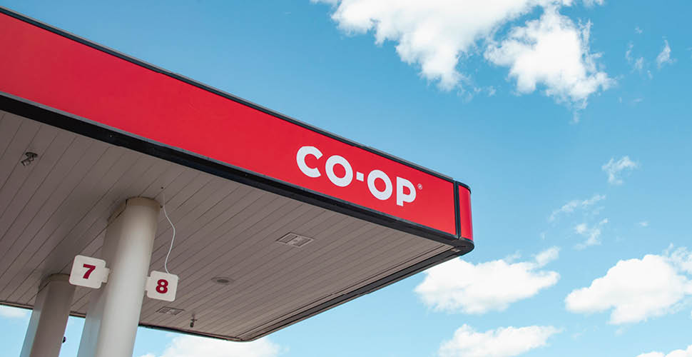 Co-op Gas Bar canopy